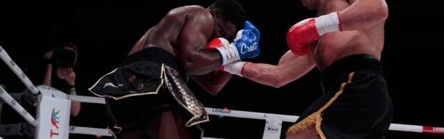 DELFI VIDEO | „Elektrikatkestuse“ üle elanud Uku Jürjendal alustas profipoksi karjääri võidukalt. „Ilmselt on mõlema käe nukid pooleks“