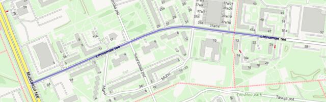 Vaata skeemi: Linnamäe teel algasid teekatte renoveerimistööd