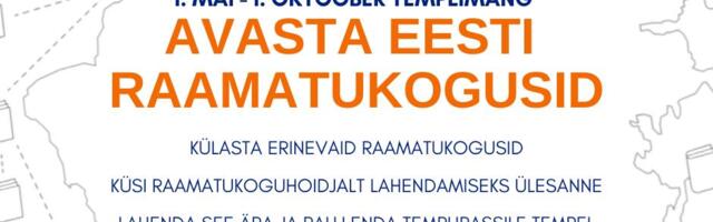 Avasta Eesti raamatukogusid 2025
