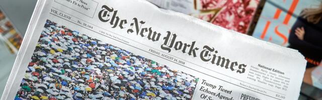 Trump nõuab kohtus New York Timesilt ja Penguini kirjastuselt 15 miljardit dollarit