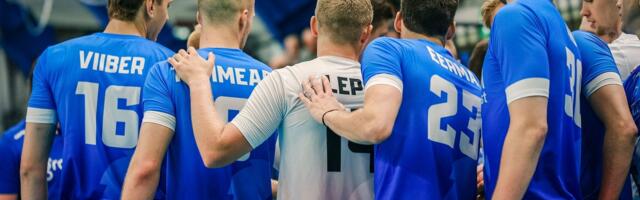 Meeste võrkpallikoondis lõpetas kontrollmängud võiduga Läti üle