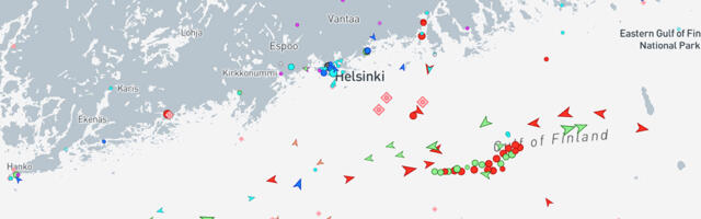 Midagi on toimumas: Soome saatis sõjalaevad välja Soome lahte seisma jäänud tankerite juurde