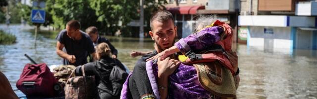 „Piibellik veeuputus.“ Dnepri jõe kallastel elavad inimesed ärkasid katastroofi peale