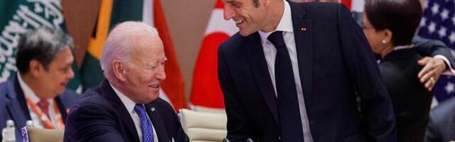 Prantsusmaa Macron korraldab kohtumise USA Bideniga