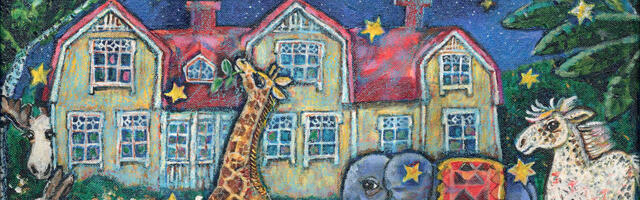 Soome naivistide rõõmus kunst jõudis Tartu Lastekunstikooli Jakobi galeriisse  