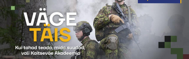 Algas vastuvõtt Kaitseväe Akadeemia maa-, mere- ja õhuväe õppekavadele