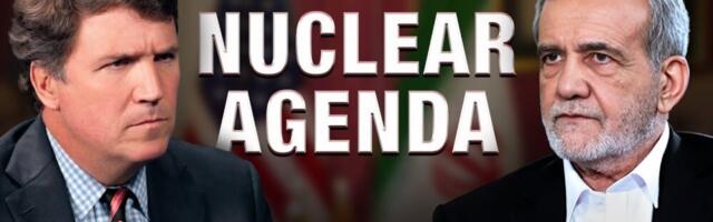 Tucker Carlson intervjueerib Iraani presidenti Mosoud Pezeshkiani