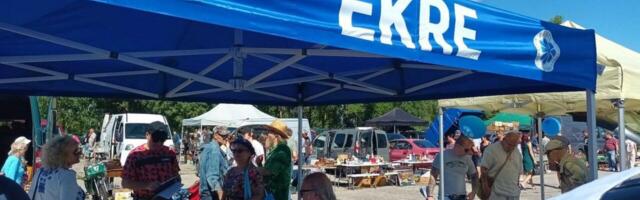 EKRE kohtub rahvaga Viljandi folgifestivalil