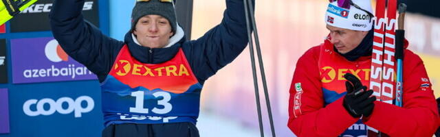 Tour de Ski finišis püüdis pilke Venemaa lipp