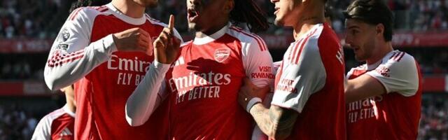 Arsenal teenis olulise võidu, City pääses karikafinaali