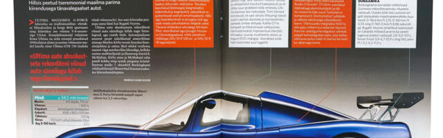 Vanast Autolehest: Maailma kiireim Maxximus G-Force: 0–100 km/h 2,2 s