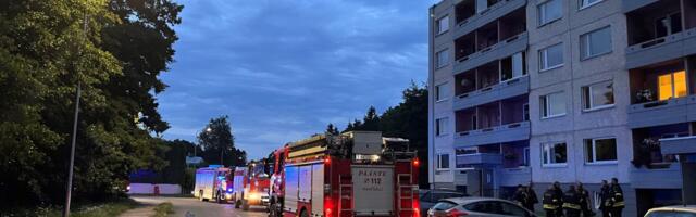 Kastani tänava kortermaja keldris süttisid elektriseadmed