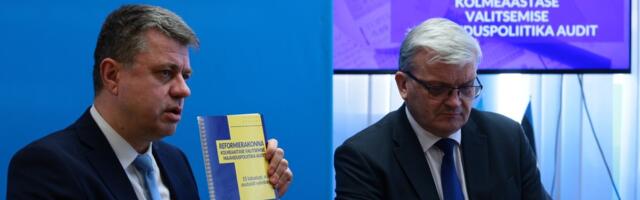 VIDEO ja FOTOD | Isamaa avaldas valitsust kritiseeriva auditi. Reinsalu_ negatiivse eelarve tegemine oleks realistlik 
