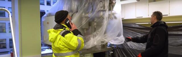 Tehnikaülikooli laborisse saabus seade läbi akna