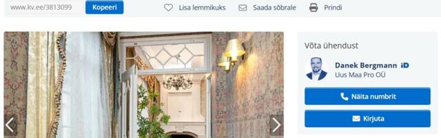 PAKKUMINE! 1160-ruutmeetrise maja Randveres saab üürida 8000 euroga kuus