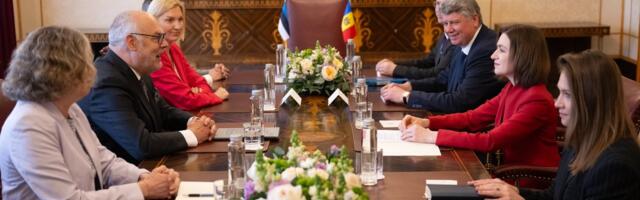 President Karis Moldova presidendile_ Eesti toetab kindlameelselt Moldova EL-iga ühinemist