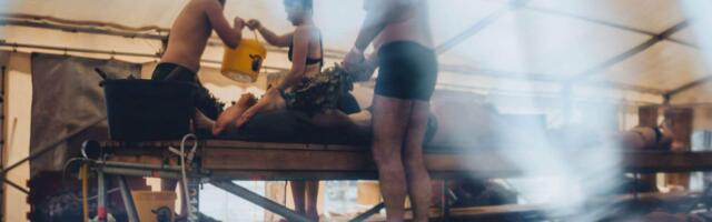 FOTOD I Ülemiste Citys avati pealinna esimene saunafestival suurte telksaunade ja unikaalsete rituaalidega