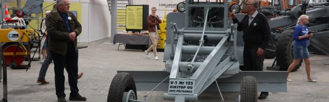 Maanteemuuseumis leidis kodu iseliikuv teehöövel V1