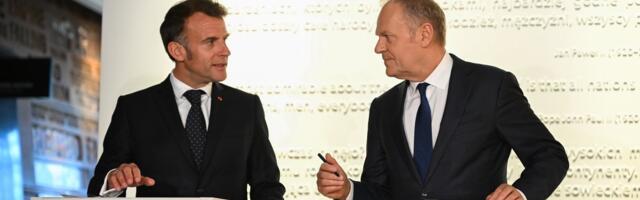 Tusk ja Macron arutasid ühiste tuumaõppuste korraldamist