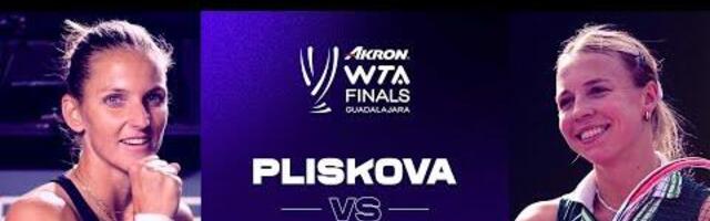 Estonian Kontaveit Crushes Pliskova, Streaks into Semifinals at WTA Finals