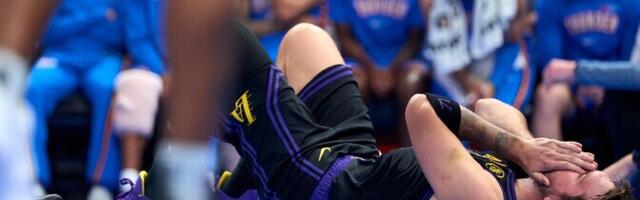 Thunder häbistas Lakersit, Doncic sai vigastada