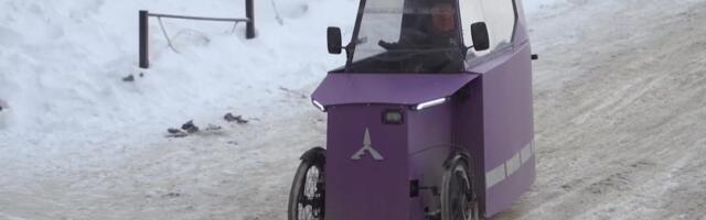 Reporter: Venelane ehitas talvel sõitmiseks jalgrattale kabiini ümber