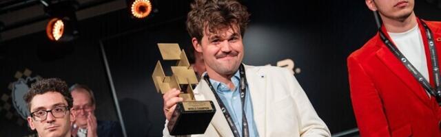 Magnus Carlsen teenis 21. MM-tiitli