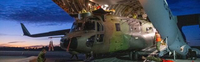 Lätti saabusid Kanada sõjaväekopterid Chinook