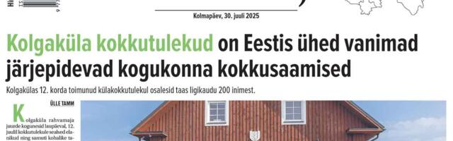 Sõnumitoojas 30. juulil