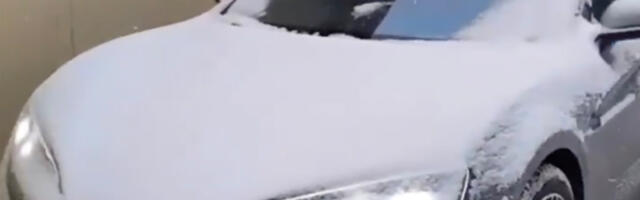 VIDEO: Valgevenes prooviti, kuidas töötab Hiina autol lume eemaldus – tulemus polnud päris see mis reklaamis