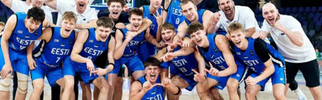 U-18 korvpallikoondis jõudis EM-il finaali ja tõusis A-divisjoni