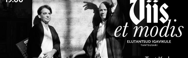 “Elutantsud Igavikule” tantsusarjas kohtuvad koreograaf-lavastaja Teet Kase soolotants ja Argentiina helilooja Gustavo Twardy muusika.