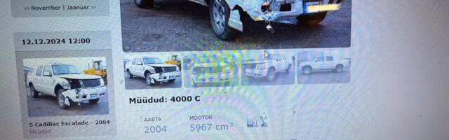 PILTUUDIS: Epleri avariiline auto leidis ostja 4000 euroga