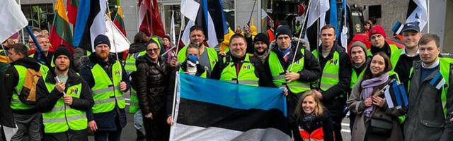 Eesti põllumehed käisid Brüsselis protestimas: „Euroopa põllumajandus on jõudnud murdepunkti“