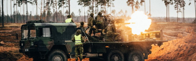 Suurtükiväepataljon ja õhutõrjepataljon ühendasid lahinglaskmistel jõud