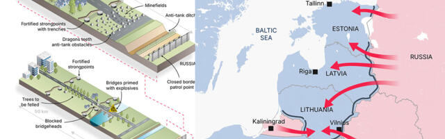 Plaanid tehti avalikuks: Balti riikidesse rajatakse 50 kilomeetri sügavune Raudne eesriie – Venemaa rünnak võib alata juba nüüd