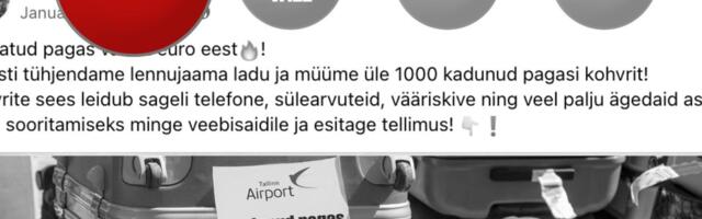 FAKTIKONTROLL | Ei, Tallinna lennujaam ei müü kahe euro eest omanikuta jäänud kohvreid