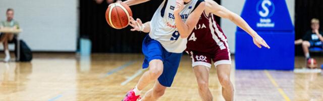 EM-i A-divisjoniks valmistuv U16 korvpallikoondis võitis Läti vastu esimese poolaja, kuid kaotas lõpuks 38 punktiga