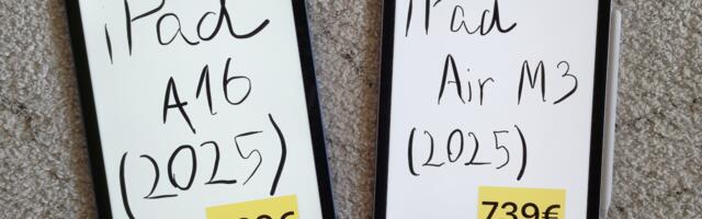 400-eurone iPad versus 700-eurone iPad Air: kui palju peaks tahvelarvuti eest maksma?