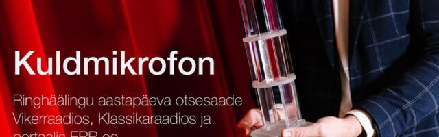 Otse neljapäeval kell 14: selgub Kuldmikrofoni võitja