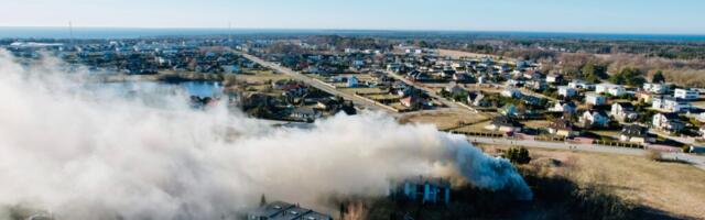 VIDEO ja GALERII: Pärnamäel põles elumaja maani maha