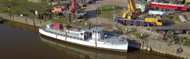 Reporter: Emajõele jõudis väärika ajalooga ja ligi sada aastat vana reisilaev