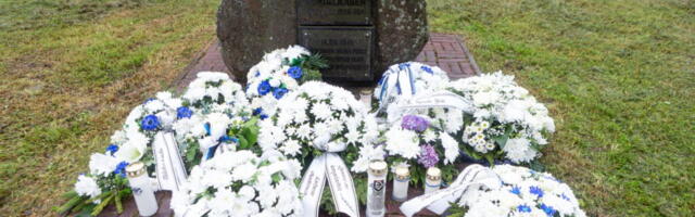 Värskas avaldati austust 1941. aastal küüditatud ja hukatud Eesti ohvitseridele