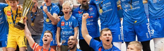 FOTOD | Pärnu VK alistas taas Tartu Bigbanki ja tuli seitsmeaastase pausi järel Eesti meistriks