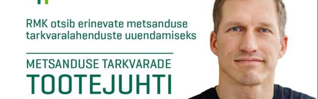 RMK pakub tööd metsanduse tarkvarade tootejuhile