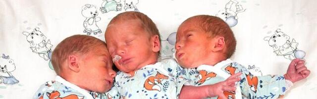 Kliinikumis sündisid üle aasta esimesed kolmikud