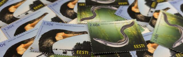 „Eesti fauna“ margisarjas ilmusid aasta linnu ja kala postmargid
