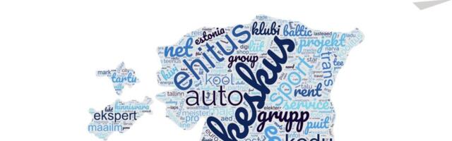 Vaata, mis sõnad iseloomustavad Eesti enam kui 10aastaseid .ee veebiaadresse kõige rohkem