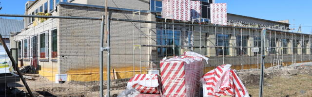 Martna kooli ehitus käib täie hooga