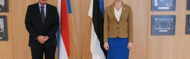 Välisminister Eva-Maria Liimets kohtus Tallinnas Luksemburgi välisministri Jean Asselborniga